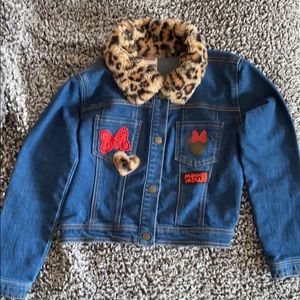 Disney Junior Minnie Girls Jean Jacket